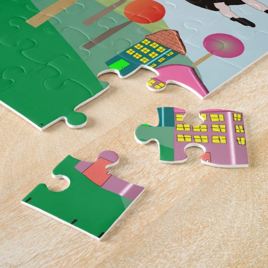 Puzzle montant de nonne (Côté)