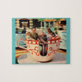 Puzzle Montée en tasse dans les années 1960 au parc d'att (Horizontal)