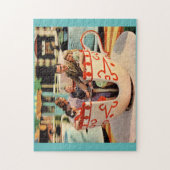 Puzzle Montée en tasse dans les années 1960 au parc d'att (Vertical)