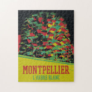 Puzzle Montpellier Architecture illustration France