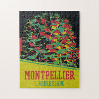 Puzzle Montpellier Architecture illustration France