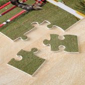 Puzzle Montrer saut cheval et cavalier 2 (Côté)