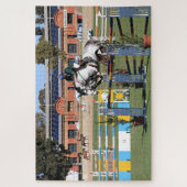 Puzzle Montrer saut cheval et cavalier 3 (Vertical)