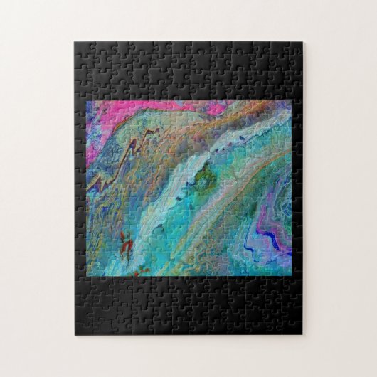 Puzzle Monts anti-Atlas du Maroc - satellite Terra (Vertical)