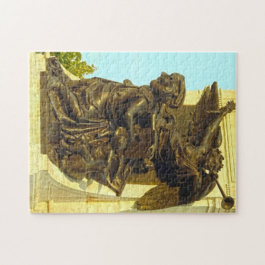 Puzzle Monument Champlain Québec. (Horizontal)