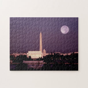 Puzzle Monument de Washington, le capitol et Jefferson