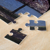 Puzzle Monument de Washington par des fleurs de cerisier (Côté)