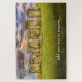 Puzzle Monument en pierre de Stonehenge, Wiltshire, Angle (Vertical)