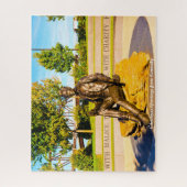 Puzzle Monument Lincoln Kentucky.Salutations de Noël (Vertical)