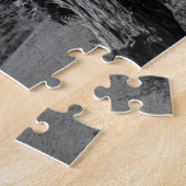 Puzzle Monument Valley Noir et blanc (Côté)