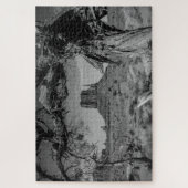 Puzzle Monument Valley Noir et blanc (Vertical)