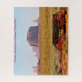 Puzzle Monument Valley Utah.voeux de Noël (Vertical)