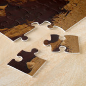 Puzzle Monument Valley Utah. Vœux de Noël (Côté)