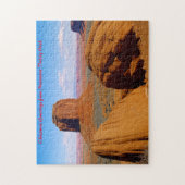 Puzzle Monument Valley Utah. Vœux de Noël (Vertical)