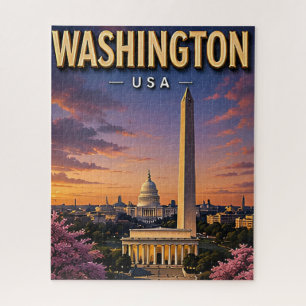 Puzzle Monuments du Capitole de Washington DC Skyline