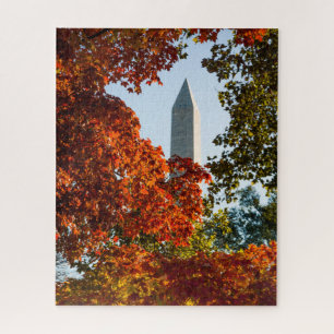 Puzzle Monuments Washington Monument in Autumn