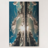 Puzzle Moody Blue Sky Beach Sunrise (Vertical)