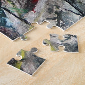Puzzle Moody Dynamic Modern Monochrome Abstrait (Côté)