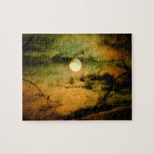 Puzzle Moody Halloween Sky (Horizontal)