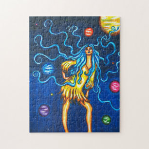 Puzzle Moon Goddess Imaginaire céleste Art original