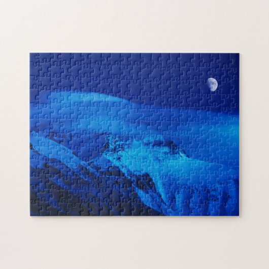 Puzzle Moon Over Mt. Everest Tibet (Horizontal)