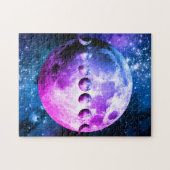 Puzzle Moon Phases & Glowing Stars of The Universe (Horizontal)