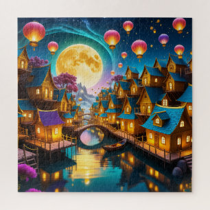 Puzzle Moon Village