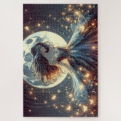 Puzzle Moonlit Butterfly Enchantress Fantasy (Vertical)