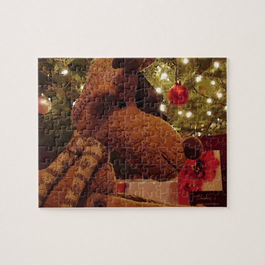 Puzzle Moose de Noël (Horizontal)