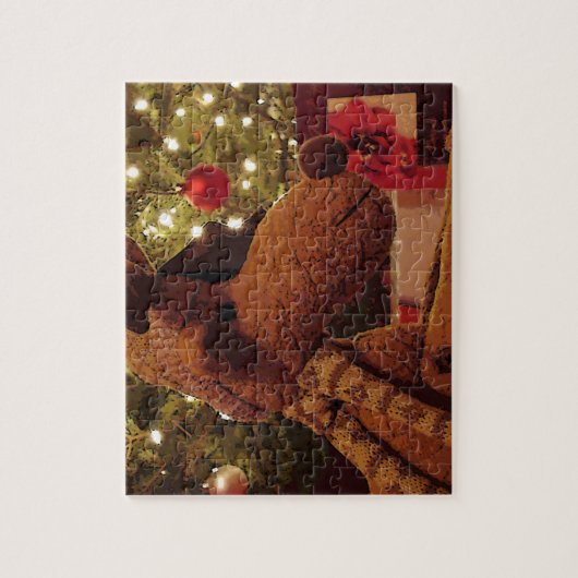 Puzzle Moose de Noël (Vertical)