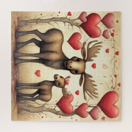 Puzzle Moose Love 2 (Horizontal)