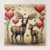 Puzzle Moose Love 2 (Vertical)