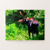 Puzzle Moose Wyoming (Horizontal)
