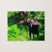 Puzzle Moose Wyoming (Horizontal)