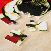 Puzzle Mops richi en 4 couleurs (Côté)