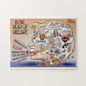 Puzzle Morceaux de Hillary Clinton de son esprit (Horizontal)