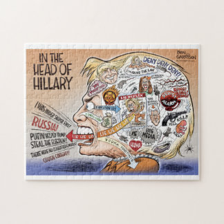 Puzzle Morceaux de Hillary Clinton de son esprit