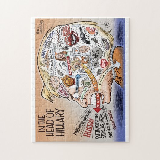Puzzle Morceaux de Hillary Clinton de son esprit (Vertical)