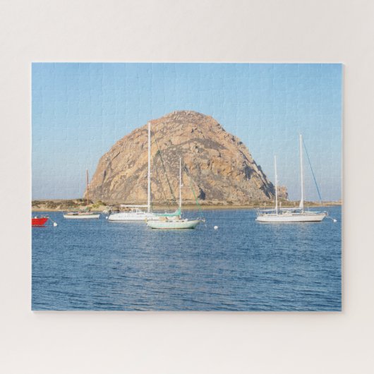 Puzzle Morro Rock, Californie 520-pc (Horizontal)