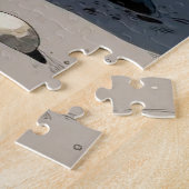 Puzzle Morse mignon sur une plage de sable (Côté)