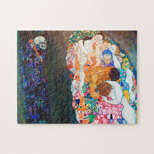 Puzzle Mort et vie, Gustav Klimt (Horizontal)