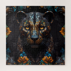 Puzzle Mosaic Leopard Majesty