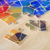 Puzzle Mosaïque Colorée et Lumineuse (Côté)