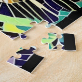 Puzzle Mosaïque de chats multicolore belle voix chatte (Côté)