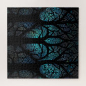 Puzzle Mosaïque de forêt mystique (Horizontal)