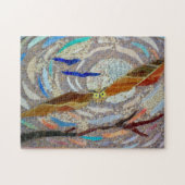 Puzzle Mosaïque de hibou volant (Horizontal)
