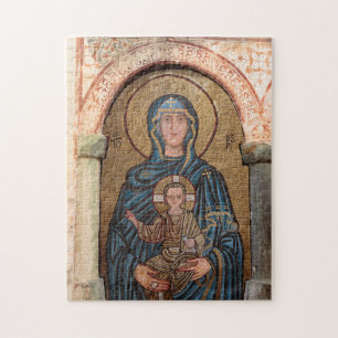 Puzzle Mosaïque de la Vierge Marie et de Jésus