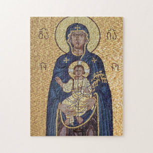 Puzzle Mosaïque de Marie et Jésus