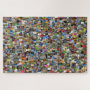 Puzzle Mosaïque de photos et images design abstrait,