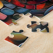 Puzzle Mosaïque de pierre de Gemstone (Côté)